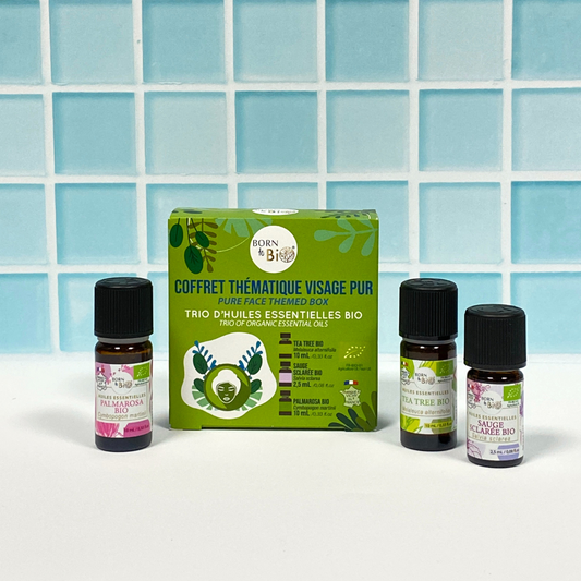 Coffret : crème visage/corps et kit d'huiles essentielles visage pur-1
