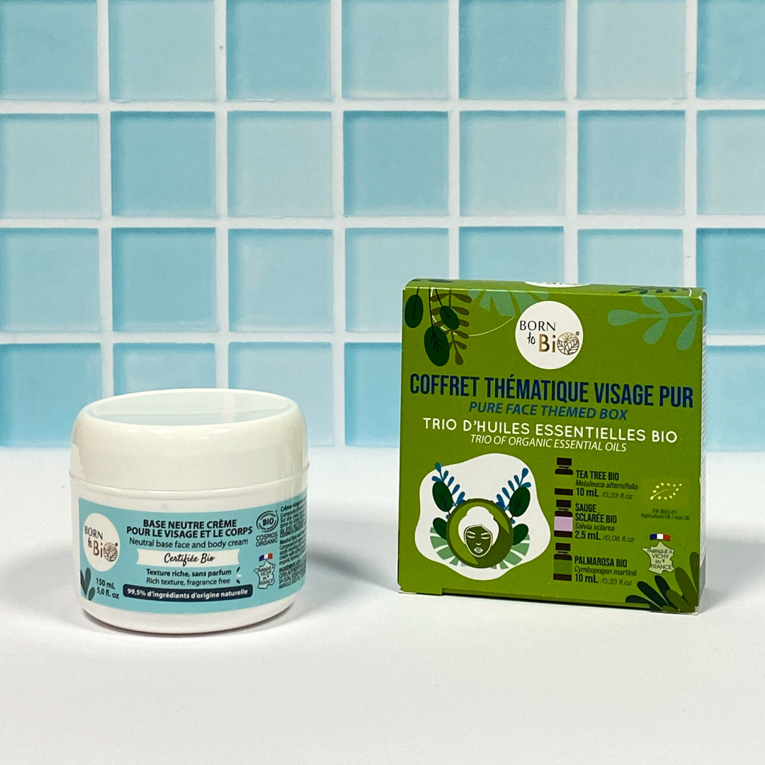 Coffret : crème visage/corps et kit d'huiles essentielles visage pur-2